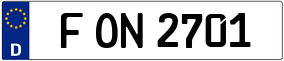 Truck License Plate